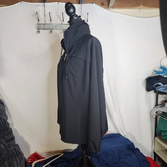 Zenergy Chicos Black Poly Span Elastic Cuff Hidden Hood Jacket Chico Sz 3 US XL - Picture 8 of 16